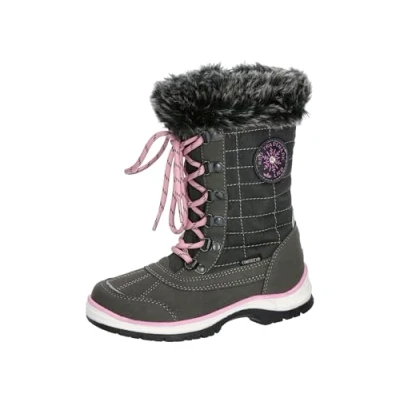 Abbildung von LICO Lillesand Schnürstiefel für Kinder, Größe: 30, Anthrazit/rosa Schuhe