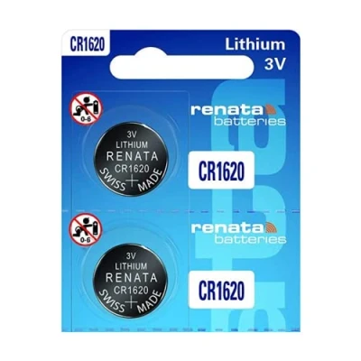 Abbildung von Renata Batteries CR1620 Batterien 3 V Lithium Knopfzelle 1620 Batterie (2 Stück)