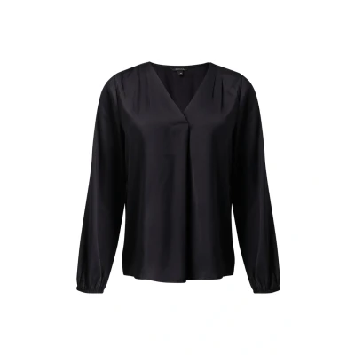 Abbildung von comma MIT Vausschnitt Bluse, Damen, Größe: 34, Navy
