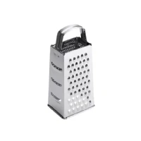 Abbildung von Fiskars Reibe, 4 seitig, Rostfreier Stahl, Höhe: 23 cm, Essential, Silber, 1065589, Transluzent