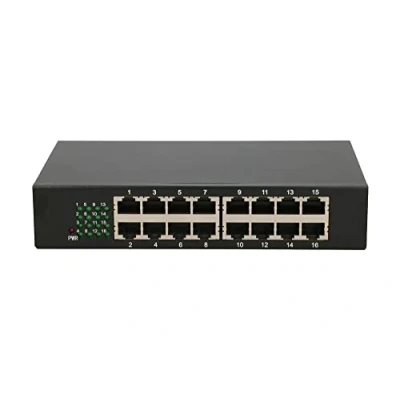 Abbildung von Extralink HEXON, Switch 16x 10/100Mb/s, Desktop, Netzwerkswitch, Store and Forward, Full Duplex, Plug Play, AC 110 230V 50/60HZ, LED, Vermittlungskapazität 3,2 Gbit/, Fast Ethernet 10/100Mb/s