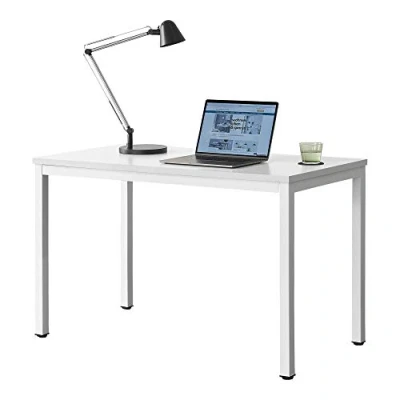 Abbildung von en.casa Schreibtisch, »Odense« Bürotisch Computertisch 75x120x60cm Weiß