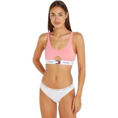Abbildung von Tommy Jeans Heritage Bustier, Damen, Größe: Medium, Tickled pink