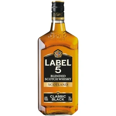 Abbildung von Label 5 Classic Black Blended Scotch Whisky (1 x 0.7 l)