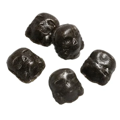 Abbildung von Chili Lakritz Bonbon zuckerfrei extra scharf im ZIP Beutel RED DEVILS TASTE