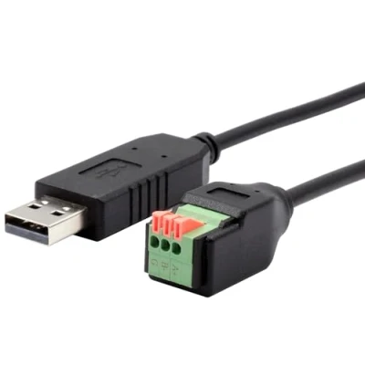 Abbildung von EXSYS EX 13009 USB zu 1x Seriell RS 458 Kabel mit Terminal Block Drucktaster