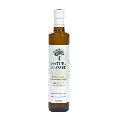 Abbildung von Nature Blessed Griechisches Bio Natives Olivenöl Extra 500 ml Glasflasche