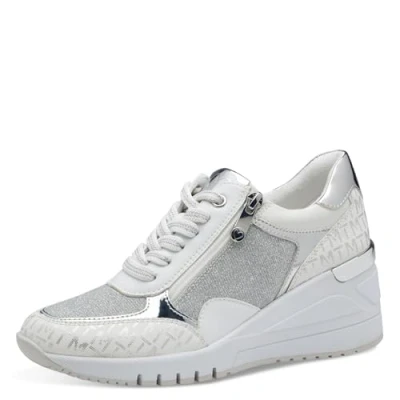 Abbildung von Marco Tozzi Sneaker low, Damen, Größe: 41, White silver Schuhe