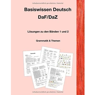 Abbildung von Basiswissen Deutsch DaF/DaZ: Lösungen zu den Bänden 1 und 2; Grammatik &amp; Themen