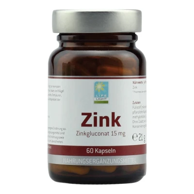 Abbildung von Zink 15 mg Gluconat Kapseln