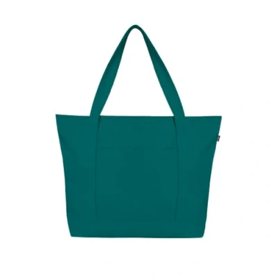 Abbildung von Ecoright Canvas Tote Bag for Women with Zip &amp; Inner Pocket, 100% Organic Cotton Bags Men, Shopping, Beach