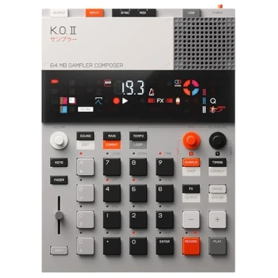 Abbildung von Teenage Engineering Synthesizer (Groove Tools, Sampler), EP 133 K.O. II Champ Edition Sampler
