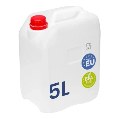 Abbildung von Garronda Kanister 5L Wasserkanister BPA frei Wasserbehälter Weiß GD 0082 (1 St), für Lebensmittel und Chemikalien