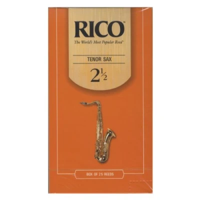 Abbildung von D&#039;Addario Woodwinds Rico Tenorsaxophonblätter Tenor Saxophon Blätter Stärke 2.5, 25 Packung