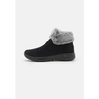 Abbildung von Skechers ON THE GO JOY Schnürstiefelette, Damen, Größe: 36, Black/grey Schuhe