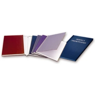 Abbildung von Jalema 1311519 Thermobindemappe, Hardcover, Leinen, Buchbinden, 15mm, Kapazität 120 Seiten, schwarz, 10er Packung