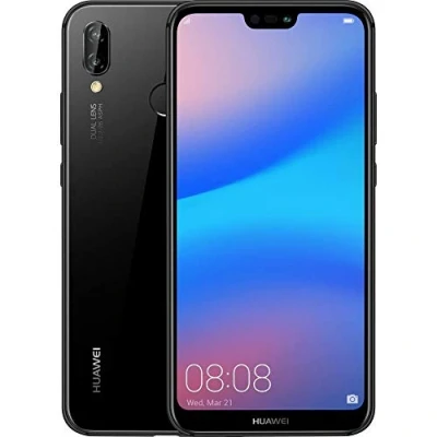 Abbildung von HUAWEI P20 Lite (32GB + 4GB RAM) 5,84&quot; FHD Display, 4G LTE Dual SIM GSM Fabrik entriegelte Smartphone ANE LX3 International Modell Nein (Midnight Black)
