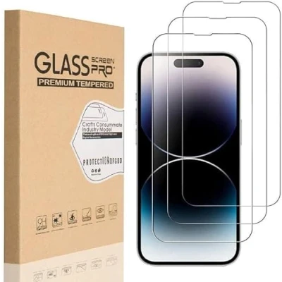 Abbildung von trendyoo 3 Stück Panzerglas Schutzfolie für iPhone 11 und XR, Frei von Kratzern, Panzer Schutz Glas 9H Härte, HD Displayschutzfolie, Ultra klar, Ultrabeständig