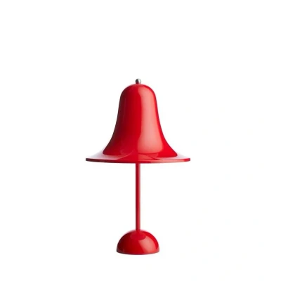 Abbildung von VERPAN Pantop portable LED Tischlampe rot glänzend