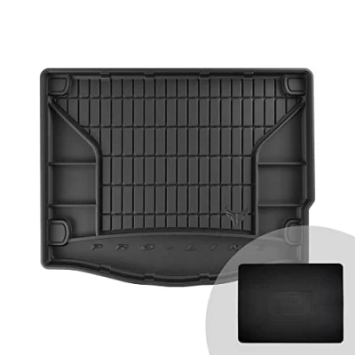 Abbildung von FROGUM ProLine 3D Gummimatte Exklusive Auto Kofferraummatte Kofferraumwanne für Ford Focus III 2010 2019 Bequemer Organiser Die höchsten Kanten