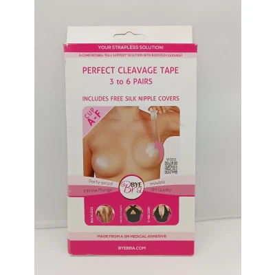 Abbildung von BYE BRA Perfect Cleavage Tape 3M Medizinisches Band, Transparent, Einheitsgröße, 6 Teile