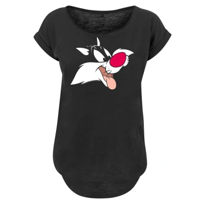 Abbildung von F4NT4STIC Lolooney Tunes Sylvester Tshirt print, Damen, Größe: Large, Black