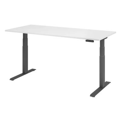 Abbildung von Hammerbacher Schreibtisch XDKB19 Weiß/Graphit