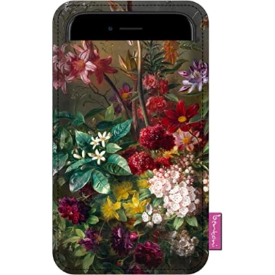 Abbildung von Handytasche bertoni aus Filz für Smartphone z.B. iPhone 14/14 Pro Max/13/13 Pro/12/11/7, Galaxy S23/S22+/S21+/S20 Ultra, Redmi, Pixel Stoff Handy Hülle in zwei Größen (Normal, Bouquet)