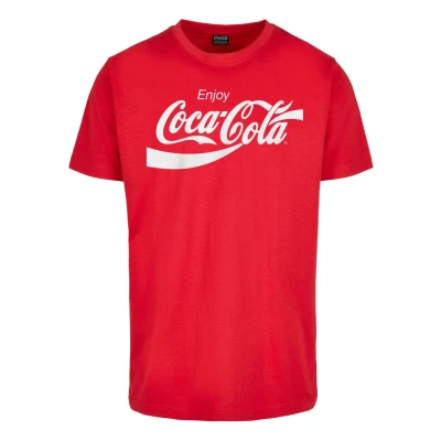 Abbildung von Merchcode COCA COLA LOGO Tshirt print, Herren, Größe: Small, Cityred