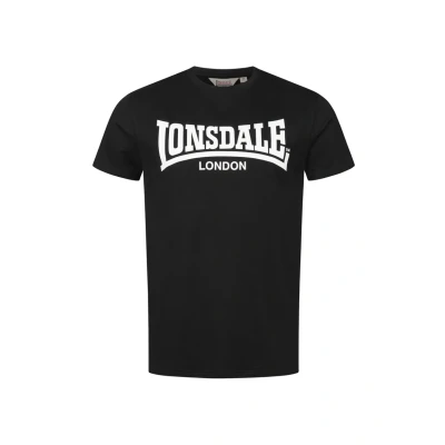 Abbildung von Lonsdale Normale Passform Fulwood Tshirt print, Herren, Größe: XXL, Black white