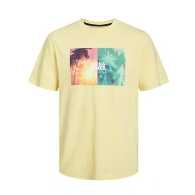 Abbildung von JACK&amp;JONES Herren JJNAVIN Tee SS Crew Neck T Shirt, French Vanilla, S