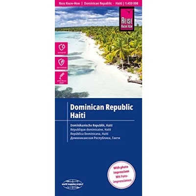 Abbildung von Reise Know How Landkarte Dominikanische Republik, Haiti / Dominican Republic, (1:450.000): reiß und wasserfest (world mapping project)