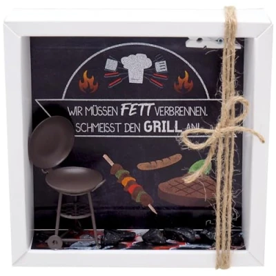 Abbildung von ZauberDeko Geschenkbox Geldgeschenk Grillen Barbecue Mann Geburtstag Gutschein Sommer Party