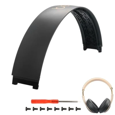 Abbildung von Studio 2 Kopfband Ersatzteile, Zubehör, 3 Reparaturset, kompatibel mit 3.0 / Wireless (B0500 B0501) Top Stirnband (Studio3 Graugold)