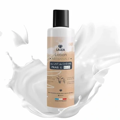 Abbildung von Geschenkset Ziegenmilch Lotion BIO 150 ml Gesichtspflege gegen Akne, Handwerkliche Made in France, Natürliche Feuchtigkeitslotion, Geschenkidee für Frauen