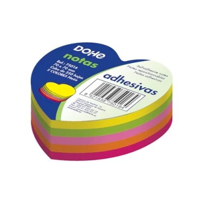 Abbildung von DOHE 75016 250 x Haftnotizen in Form eines Herzens, 70 mm
