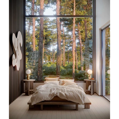 Abbildung von Karup Design Bettgestell &quot;JAPAN BED Bodenbett, Holzrahmen, Futonbett, Holzbett&quot;, Massivholzbett aus Kiefer massiv, ohne Kopfteil
