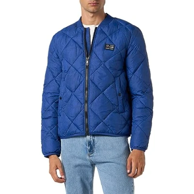 Abbildung von QS by s.Oliver MIT Alloverprint Winterjacke, Herren, Größe: Medium, Ozeanblau