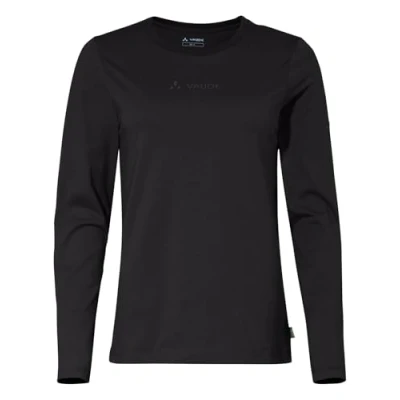 Abbildung von Vaude LOGO Langarmshirt, Damen, Größe: 46, Black