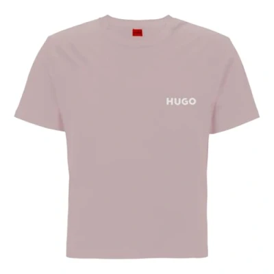 Abbildung von HUGO T Shirt Unite mit Marken Logo auf der linken Brust