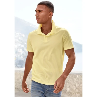 Abbildung von Beach Time Poloshirt, Herren, Größe: XL, Gelb