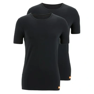 Abbildung von bruno banani WARM UP Unterhemd/Shirt Kurzarm 2er Pack (L Schwarz)