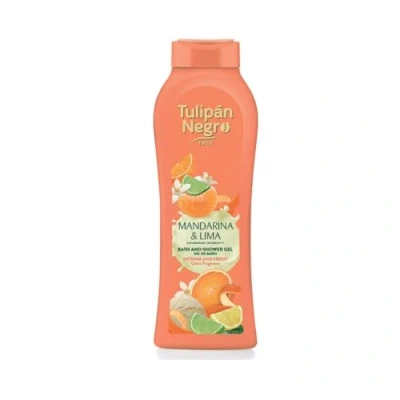 Abbildung von Tulpe Schwarz Duschgel Mandarine und Limette, feuchtigkeitsspendend intensiv duftend, Zitrusduft, 650 ml