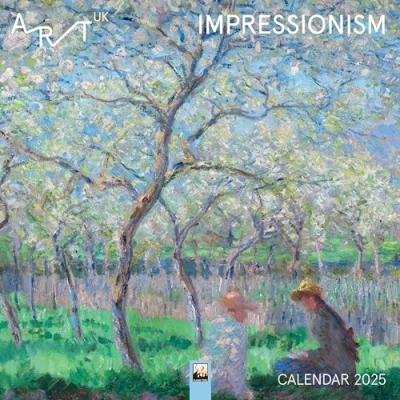 Abbildung von Impressionism Impressionismus Kunstkalender 2025: Original Flame Tree Publishing Kalender [Kalender] (Wall Kalender)