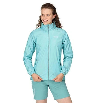 Abbildung von Regatta Corinne Regenjacke / wasserabweisende Jacke, Damen, Größe: 42, Amazonite