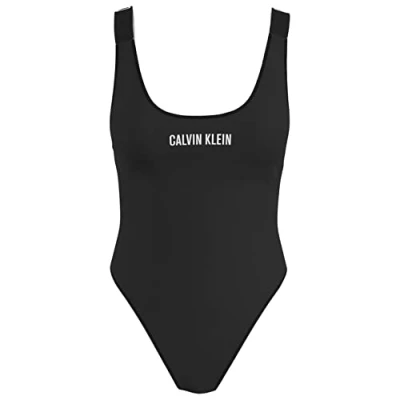 Abbildung von Calvin Klein Swimwear Intense Power Scoop BACK Badeanzug, Damen, Größe: XS, Black