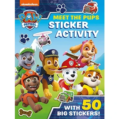Abbildung von Paw Patrol: Meet the Pups sticker Activity: With over 50 BIG stickers! A fun illustrated book for children aged 3, 4, 5 based on Nickelodeon TV Series