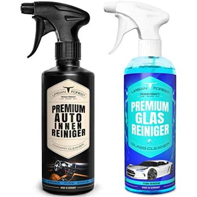 Abbildung von URBAN FOREST SPARSET, Premium Auto Innen Reiniger + Glasreiniger 2 x 500ml Reinigungsmittel (2 St)