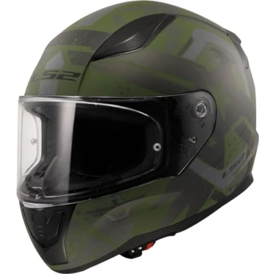 Abbildung von LS2, Integraler Motorradhelm RAPID II THUNDERBIRDS Military Green, XL