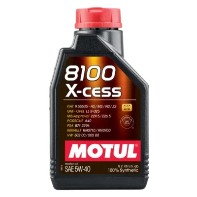 Abbildung von Motul 8100 X cess 5W 40 1l Motoröl 109229 BMW: 3 Touring, 2 Coupe, MERCEDES BENZ: E Klasse T modell, CLA Limousine